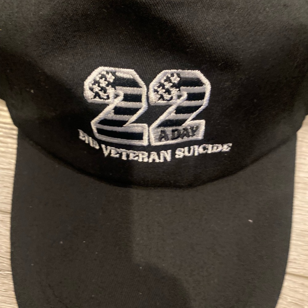 Black Embroidered Men's Hat